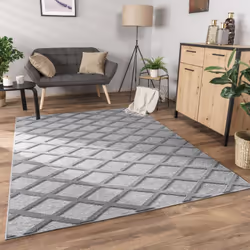 ; On n’est jamais déçu par les grands classiques;! Ces tapis à poils ras élégants se distinguent par un motif diamant tendanc ...