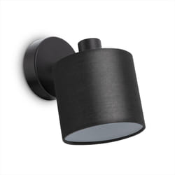 Paco Home - Suspension led Applique Plafonnier Salon Salle à Manger Chambre Uni E14 Noir - Blanc, Applique murale 1xE14