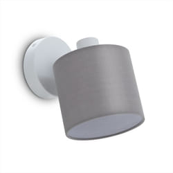 Paco Home - Suspension led Applique Plafonnier Salon Salle à Manger Chambre Uni E14 Gris - Blanc, Applique murale 1xE14