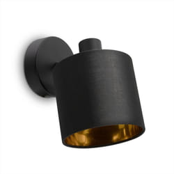 Paco Home - Suspension led Applique Plafonnier Salon Salle à Manger Chambre Uni E14 Noir - or, Applique murale 1xE14
