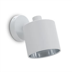 Paco Home - Suspension led Applique Plafonnier Salon Salle à Manger Chambre Uni E14 Blanc - Argent, Applique murale 1xE14