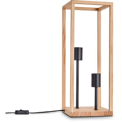 Paco Home - Suspension Déco Salon Luminaire Salle à Manger Lampe Chambre Bois E27 Lampe de table, Bois