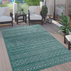 Magnifiques et modernes, ces tapis d’intérieur et d’extérieur élégants apportent une note rayonnante à tout sol en béton, mêm ...