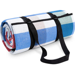 Paco Home - Couverture De Pique-Nique Camping xxl Plage Imperméable Avec Poignée 150x200cm, Rot-Blau 1 (de)