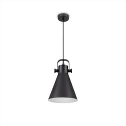 Paco Home - Suspension Salon Salle à Manger Lampe Suspendue Table à Manger Industriel Noir 2, Suspension à 1 flamme