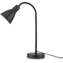 Paco Home - Lampe De Table led Déco Lampe De Bureau Bureau E27 Lampe de table - Noir, Noir 3