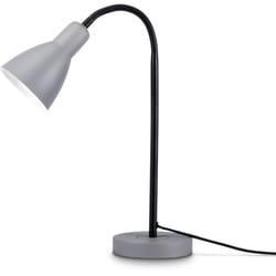Paco Home Lampe De Table LED Déco Lampe De Bureau Bureau E27 Noir 5, Lampe de Table Gris