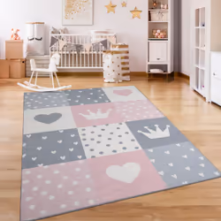 ; Une collection qui fait briller les yeux des enfants. Déclinés dans de nombreux coloris magnifiques, ces tapis sont pourtan ...