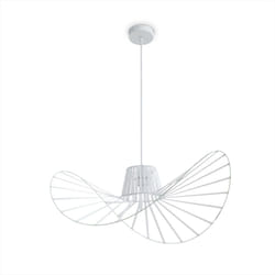 Paco Home - Suspension led Salon Salle à Manger Chambre Lampe Suspendue Moderne Élégant Lampe à suspension - Blanc, Weiß (Ø70cm) (de)