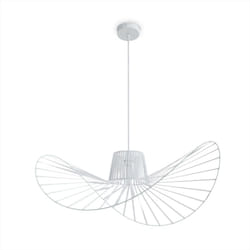 Paco Home - Suspension led Salon Salle à Manger Chambre Lampe Suspendue Moderne Élégant Lampe à suspension - Blanc, Weiß (Ø90cm) (de)