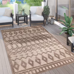 Magnifiques et modernes, ces tapis d’intérieur et d’extérieur élégants apportent une note rayonnante à tout sol en béton, mêm ...