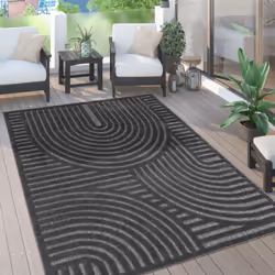 Magnifiques et modernes, ces tapis d’intérieur et d’extérieur élégants apportent une note rayonnante à tout sol en béton, mêm ...