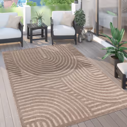 Magnifiques et modernes, ces tapis d’intérieur et d’extérieur élégants apportent une note rayonnante à tout sol en béton, mêm ...