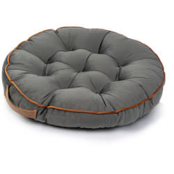 Coussin De Sol Coussin Assise Diverses Couleurs Intérieur Rond Yoga Méditation Anthracite, 58x58x6cm - Paco Home