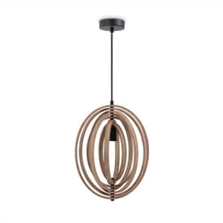 Paco Home - Suspension Déco Salon Luminaire Salle à Manger Lampe Chambre Bois E27 Bois, Lampe à suspension - Type 3