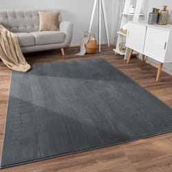 Paco Home - Tapis Salon Chambre Adulte Poils Ras Motif Boho Motif Scandinave Antidérapant Anthracite, 200x280 cm