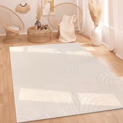Plongez dans l’élégance intemporelle de notre collection de tapis de couleur crème;! Les motifs minimalistes scandinaves conf ...