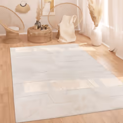 Plongez dans l’élégance intemporelle de notre collection de tapis de couleur crème;! Les motifs minimalistes scandinaves conf ...