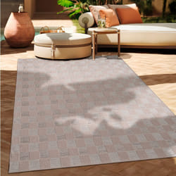Paco Home - Tapis Intérieur & Extérieur Balcon Terrasse Cuisine Motif Ethnique Boho Moderne 120x160 cm, Beige 8