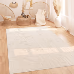 Plongez dans l’élégance intemporelle de notre collection de tapis de couleur crème ! Les motifs minimalistes scandinaves conf ...