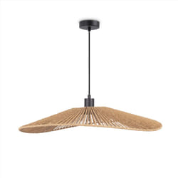 Paco Home LED Suspension Salle à manger Suspension Salon Cuisine Papier Boho Style E27 Noir, Typ 1 (de)
