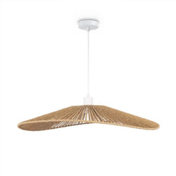 Paco Home - led Suspension Salle à manger Suspension Salon Cuisine Papier Boho Style E27 Blanc, Typ 1 (de)