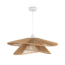 Paco Home - led Suspension Salle à manger Suspension Salon Cuisine Papier Boho Style E27 Blanc, Typ 4 (de)