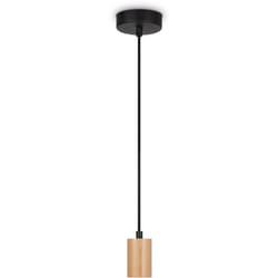 Paco Home - Plafonnier Salon Lampe De Salle à Manger Suspension Table à Manger Moderne Lampe suspendue à 1 place, Noir - Nature