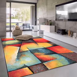 Mettez des couleurs dans votre vie ! Avec ces tapis exceptionnels, votre pièce préférée dégage un charme bigarré. Le motif so ...