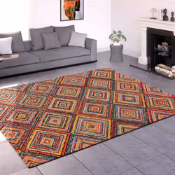 Vous voulez mettre une touche de modernité dans votre salon, votre chambre, votre cuisine ou votre couloir ? Alors ce tapis d ...