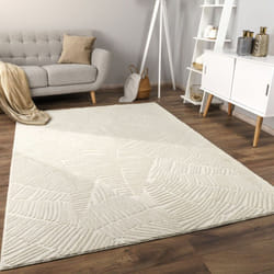 Paco Home - Tapis Salon Chambre Adulte Poils Ras Scandinave Motif Boho Motif Geometrique 240x340 cm, Crème 5