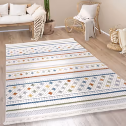 Une ambiance chaleureuse est essentielle pour avoir un intérieur confortable. Avec cette splendide collection de tapis tendan ...