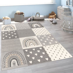 Paco Home - Tapis Pour Enfant Chambre D'Enfant Fille Garçon Différents Motifs Et Tailles 240x340 cm, Gris 4