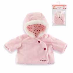 Corolle BB30 MANTEAU PÉTALES DE CŒURS