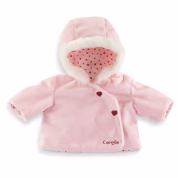 Corolle BB30 MANTEAU PÉTALES DE CŒURS