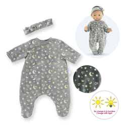 Corolle BB30 PYJAMA BRILLE DANS LA NUIT + BANDEAU