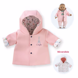 Corolle BB30 CIRÉ RÉVERSIBLE WEEK-END À PARIS, Costume de poupée, 1,5 an(s), 40 g