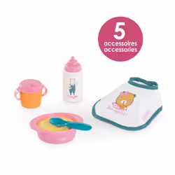 Corolle BB30 PETIT COFFRET REPAS ROSE, 1,5 an(s), 75 g