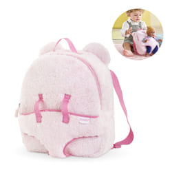 Corolle BB30 SAC À DOS PORTE POUPON PELUCHE ROSE