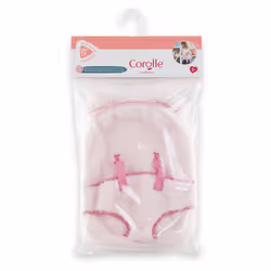 Corolle BB30 SAC À DOS PORTE POUPON PELUCHE ROSE - Vue supplémentaire 5