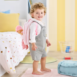 Corolle BB30 SAC À DOS PORTE POUPON PELUCHE ROSE - Vue supplémentaire 7