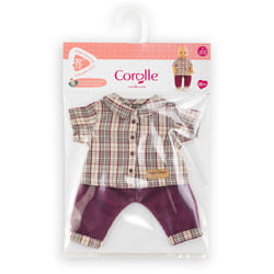 Corolle BB30 CHEMISE À CARREAUX & PANTALON PETIT EXPLORATEUR