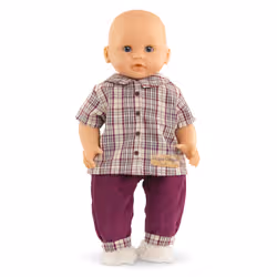 Corolle BB30 CHEMISE À CARREAUX & PANTALON PETIT EXPLORATEUR - Vue supplémentaire 2