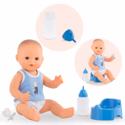 Corolle Paul Fait Pipi, 2 an(s), Garçon/Fille, 360 mm, 545 g, Bleu