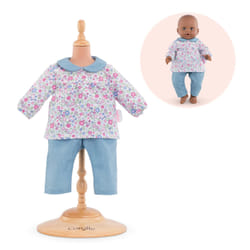 Corolle Bb36 Blouse Fleurie & Pantalon