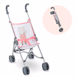 Corolle Poussette Canne Rose, 3 an(s), 1,1 kg