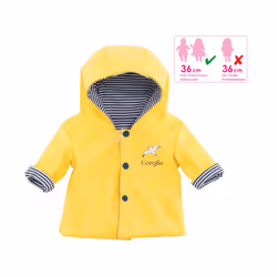 Corolle Reversible Rain Coat - Loire Manteau pour poupée