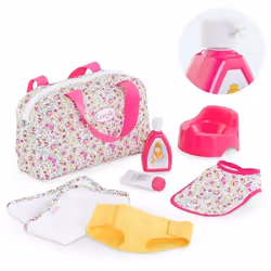 Corolle BB36 COFFRET ACCESSOIRES À LANGER FLEURI, 2 an(s), 400 g
