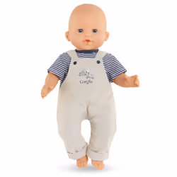 Corolle T-Shirt et Salopette Écru Bords de Loire pour poupon 36 cm
