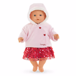 Corolle BB36 MANTEAU PÉTALES DE CŒURS